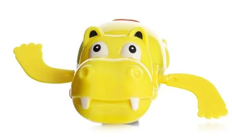 Bath toy hippo Stock Photos
