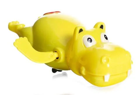 Bath toy hippo Stock Photos