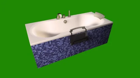 Bath Tub Stock Footage 303340337
