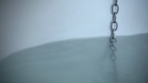 Bath water drip slo mo Stock Footage 137573364