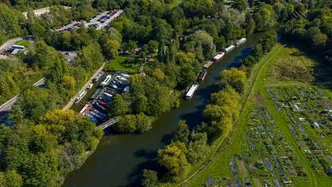Bath Waterside &amp; Marina Stock Photos