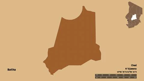 Batha, region of Chad, zoomed. Pattern イラスト素材