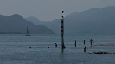 Bather 11 Video stock 12702863