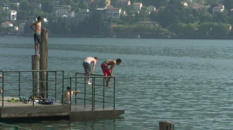 Bathers 01 Video stock 871867