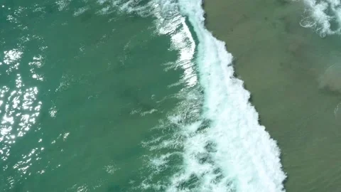 Bathers dive in the sea waves. Stock Footage 159952457