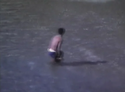 Bathers in perù 1973 Stock Footage 231797629