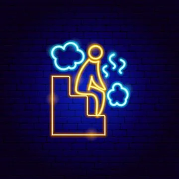 Bathhouse Neon Sign Illustrazione stock