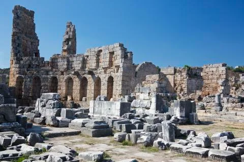 Bathhouse of Perge. Stock Photos