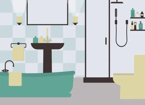 Bathoom Stock Illustration