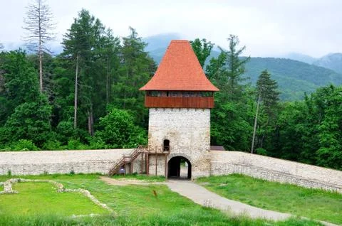 Bathory tower rasnov Stock Photos