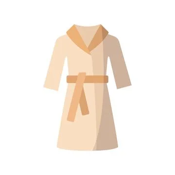 Bathrobe bathroom icon vector basic design simple and modern 스톡 일러스트