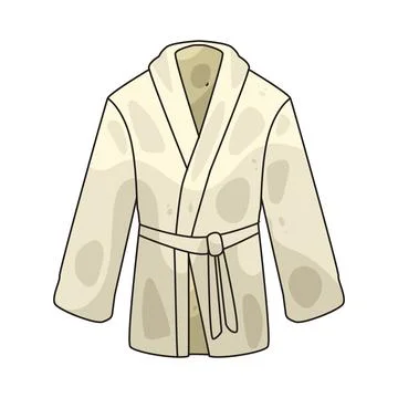 Bathrobe illustration Stock Illustration