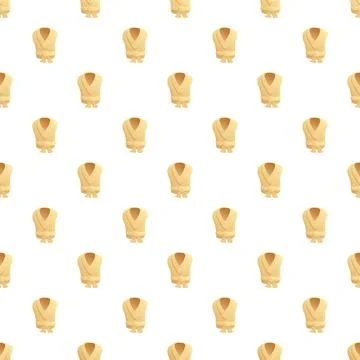 Bathrobe pattern creating a seamless textile background design Illustrazione stock