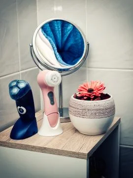 Bathroom accessories Stock Photos