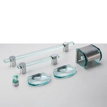 Bathroom accessory set Stock Photos