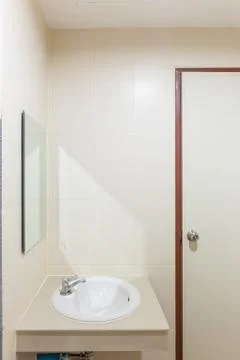 Bathroom and accessories 库存照片