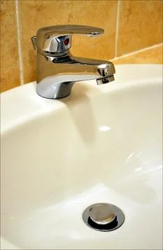 Bathroom and sink Stock Photos