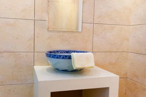 Bathroom decor Stock Photos