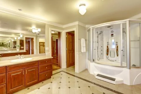 Bathroom design Stock Photos