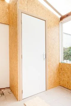 An bathroom door Stock Photos