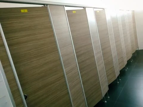The bathroom door Stock Photos