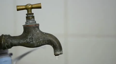 Bathroom faucet dripping Stock Footage 21283107