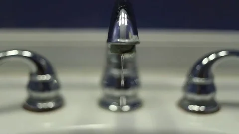Bathroom Faucet Dripping Stock Footage 69079105