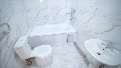 Bathroom Stock Footage 254006645