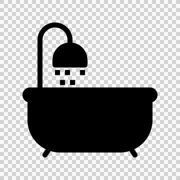 Bathroom Glyph Icon with Editable Stroke. Suitable for Software and Device Icon  스톡 일러스트