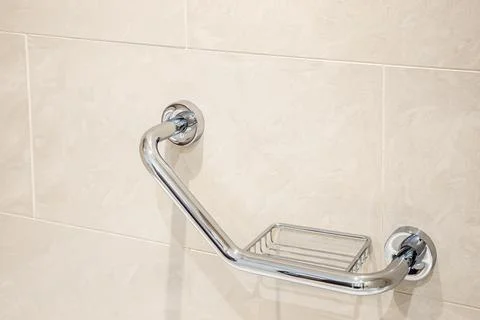Bathroom handle for the disabled and elderly. Photos