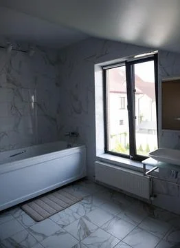 Bathroom in the house. Stock Photos