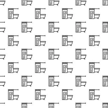 Bathroom hygiene seamless icon pattern background イラスト素材