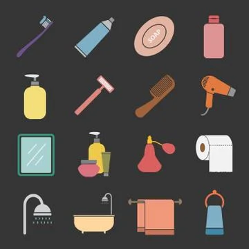 Bathroom icon Stock Illustration