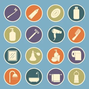 Bathroom icon Stock Illustration
