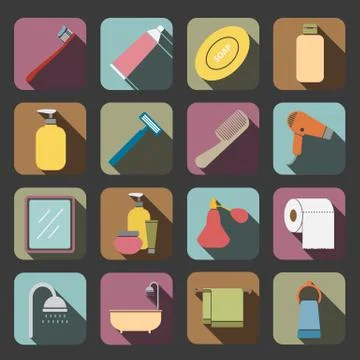 Bathroom icon Stock Illustration