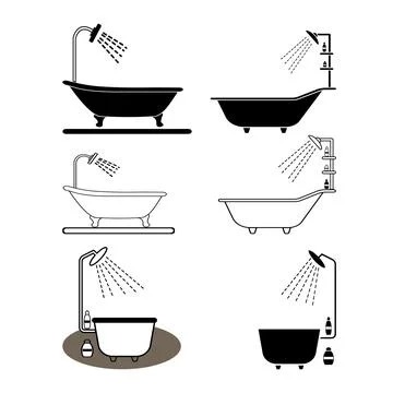 Bathroom icon Stock Illustration