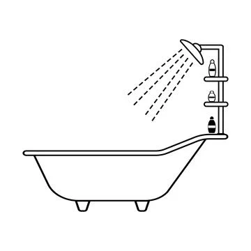 Bathroom icon Stock Illustration