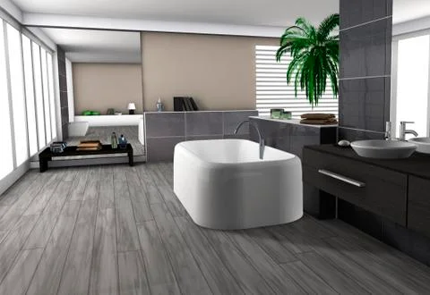 Bathroom Stock Illustration