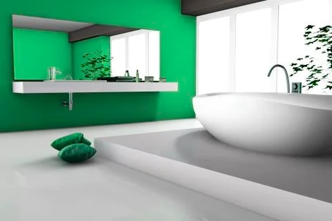 Bathroom Stock Illustration