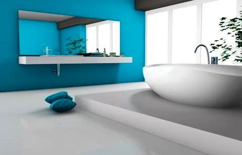 Bathroom Stock Illustration