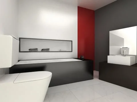 Bathroom Stock Illustration