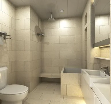 Bathroom Stock Illustration