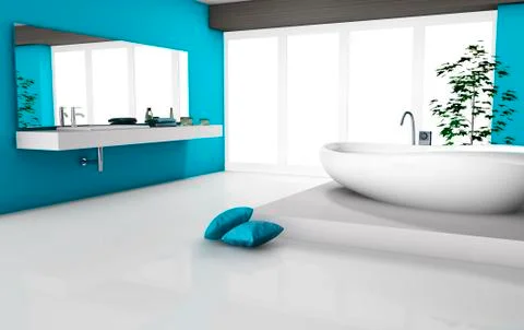 Bathroom Stock Illustration