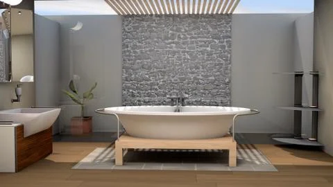 Bathroom Stock Illustration