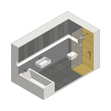 Bathroom Stock Illustration