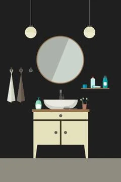Bathroom Stock Illustration