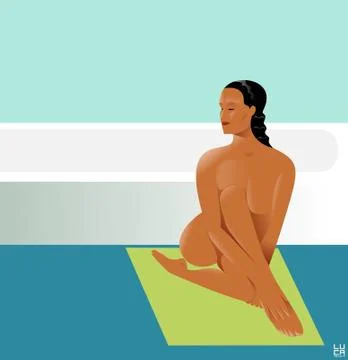 Bathroom Stock Illustration