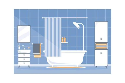 Bathroom Stock Illustration