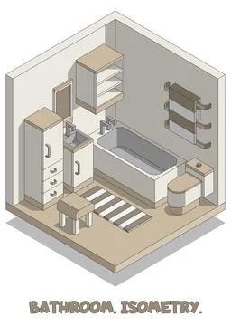 Bathroom. Stock Illustration
