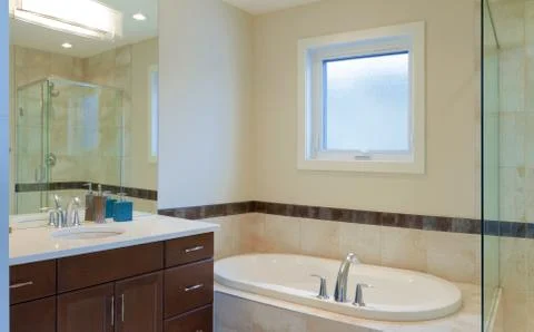 Bathroom interior design Stock Photos